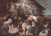 unknow artist The adoration of  the shepherds Germany oil painting artist